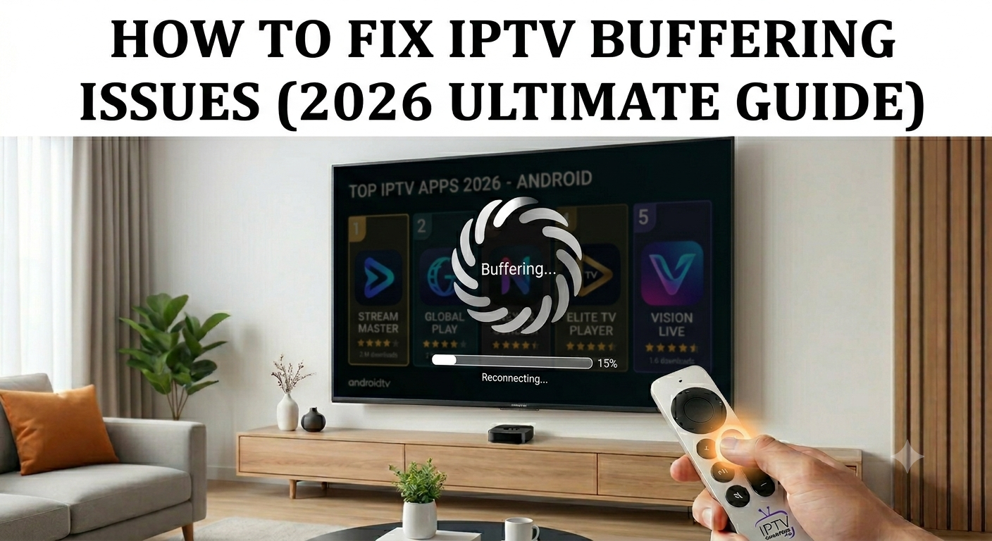 How to Fix IPTV Buffering Issues (2026 Ultimate Guide)